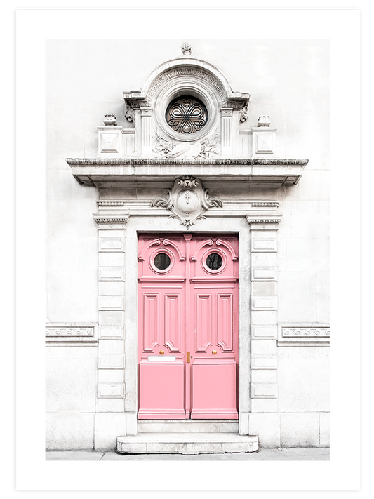 Pembe Kapı Poster - Giclée Baskı
