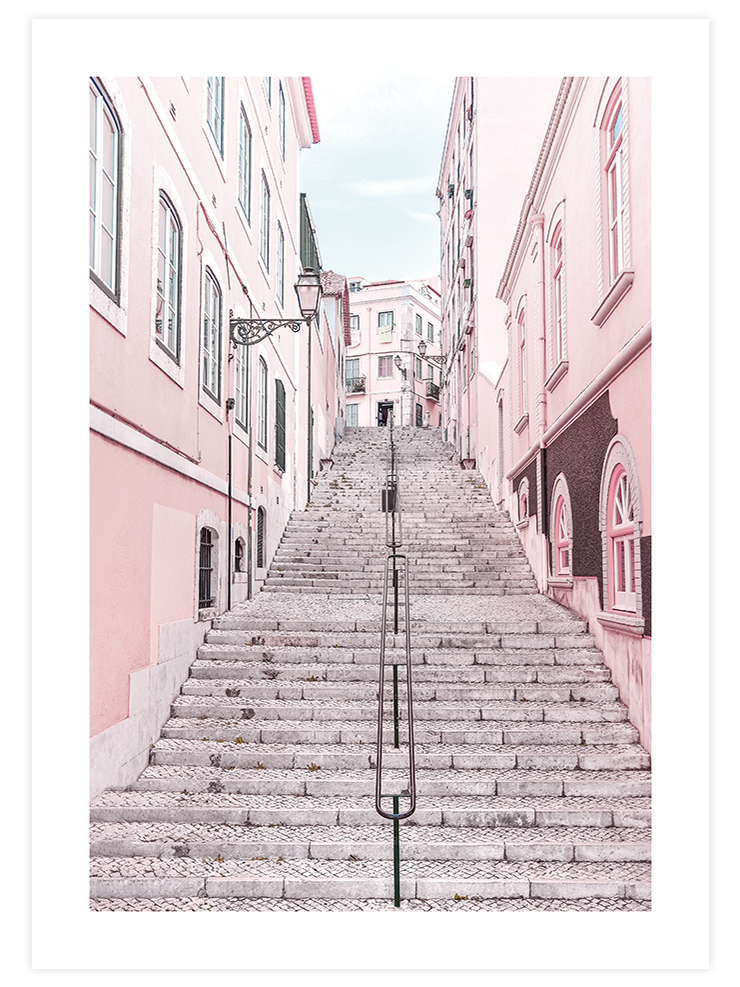 Urban Stairs - Art Print Fotoğraflar Poster