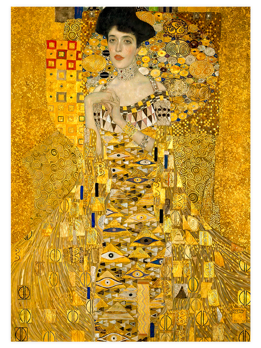 Gustav Klimt Portrait of Adele Bloch Bauer Poster - Giclée Baskı