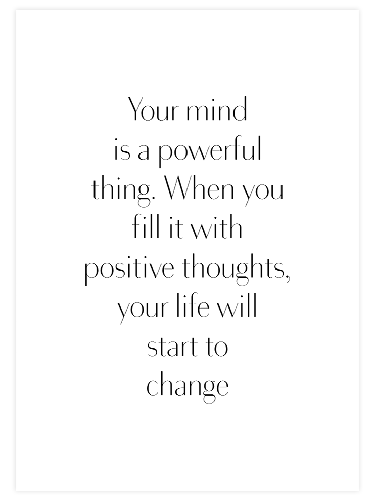 Powerful Mind - Art Print Poster