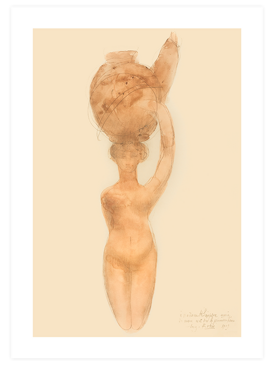 Rodin Art Poster - Giclée Baskı