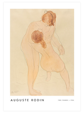 Rodin Two Figures - Art Print