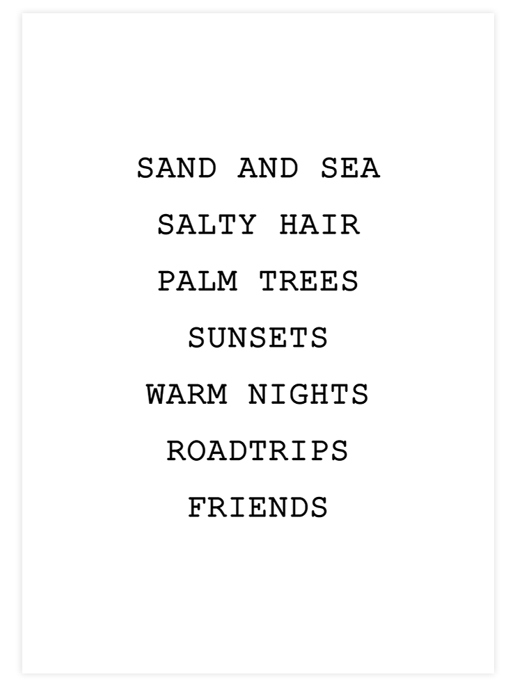 Sand And Sea - Art Print Poster