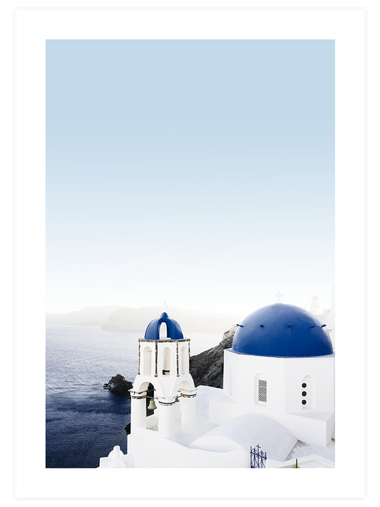 Santorini N4 Poster - Giclée Baskı