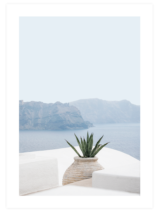 Santorini N5 Poster - Giclée Baskı