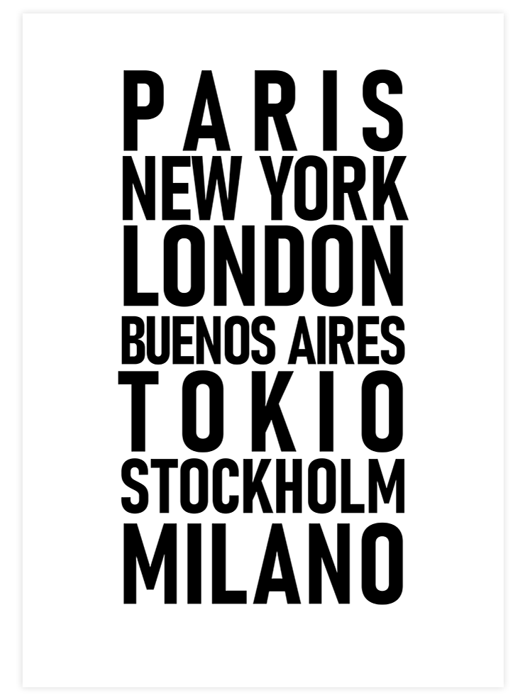 Signboard - Art Print Poster