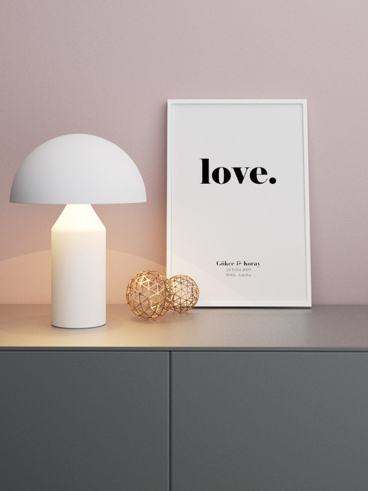 Love N1 Kişiye Özel - Art Print Poster