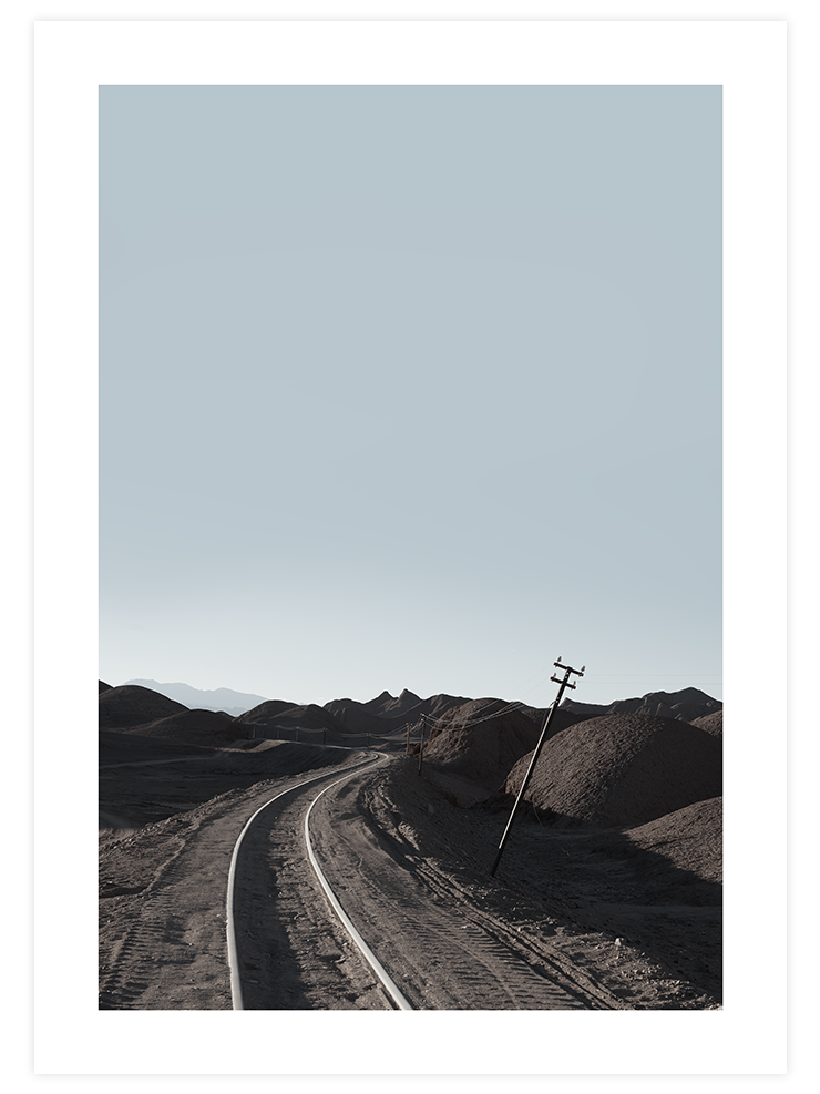 Tren Yolu - Art Print Fotoğraflar Poster