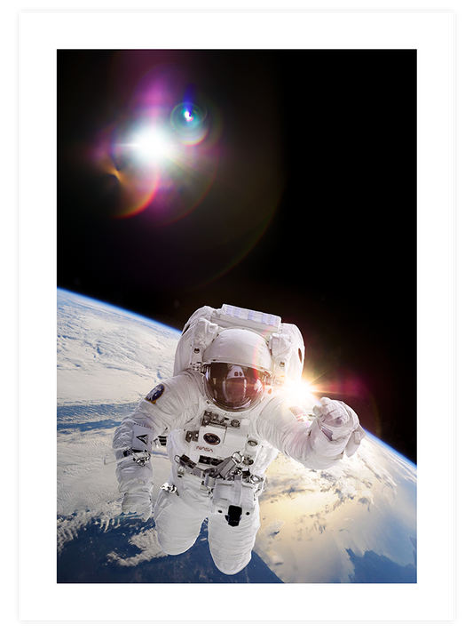 Uzay Yolculuğu N1 Poster - Giclée Baskı