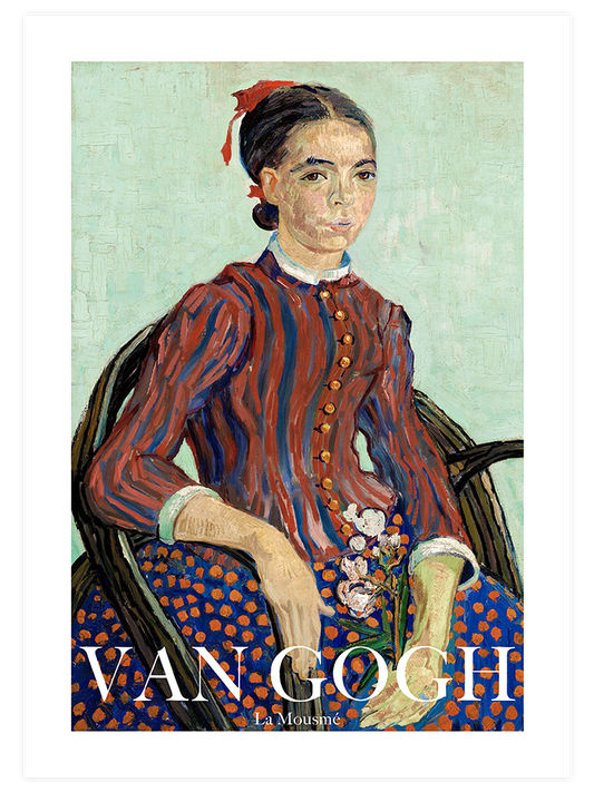 Van Gogh La Mousmé Poster - Giclée Baskı