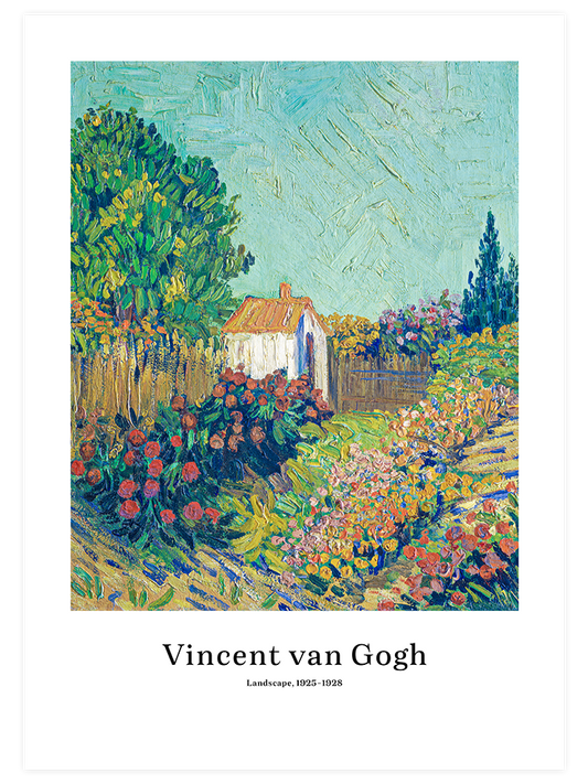 Van Gogh Landscape Poster - Giclée Baskı
