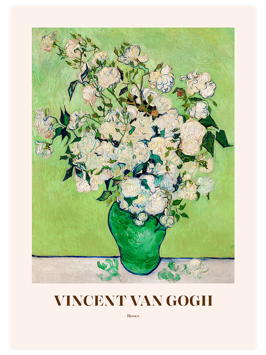 Van Gogh Roses Poster - Giclée Baskı