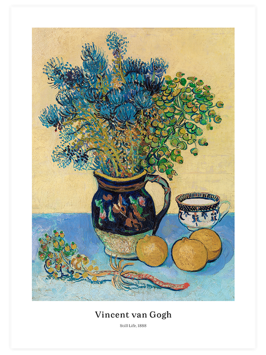 Van Gogh Still Life Poster - Giclée Baskı
