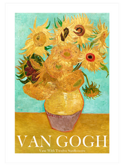Van Gogh Vase With Twelve Sunflowers Poster - Giclée Baskı