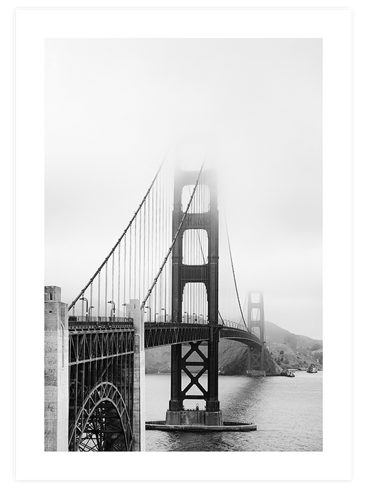 Vintage San Fransisco Poster - Giclée Baskı