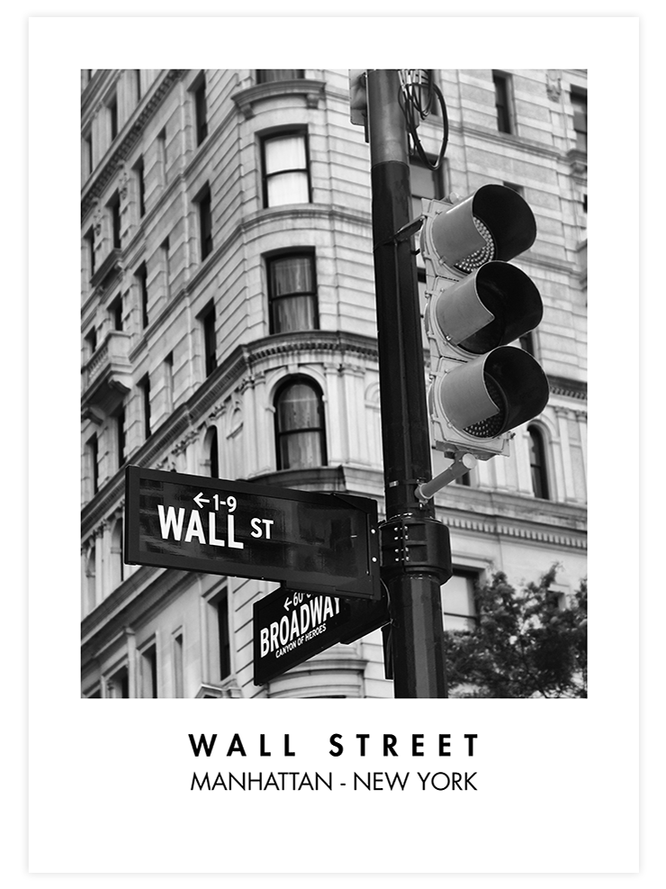Wall Street - Art Print Fotoğraflar Poster