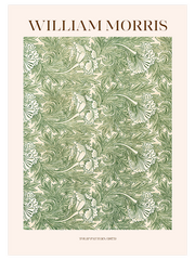 William Morris Tulip Pattern Poster - Giclée Baskı