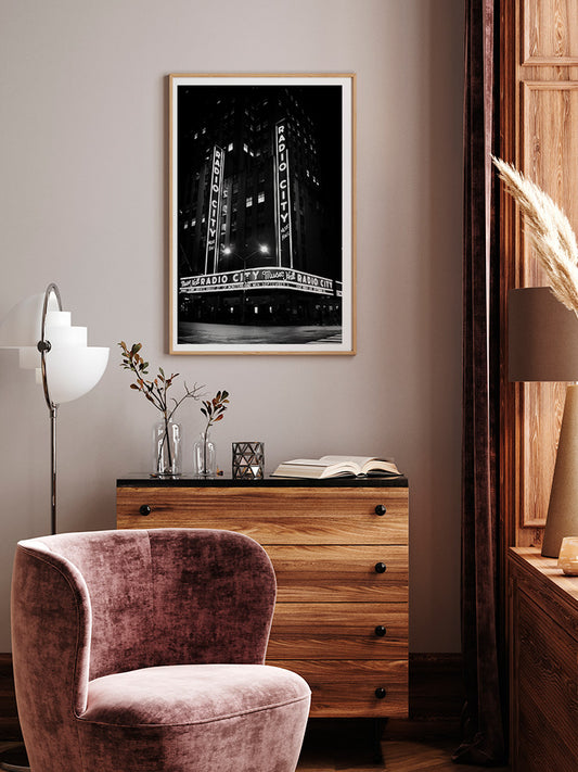 Radio City Music Hall Poster - Giclée Baskı