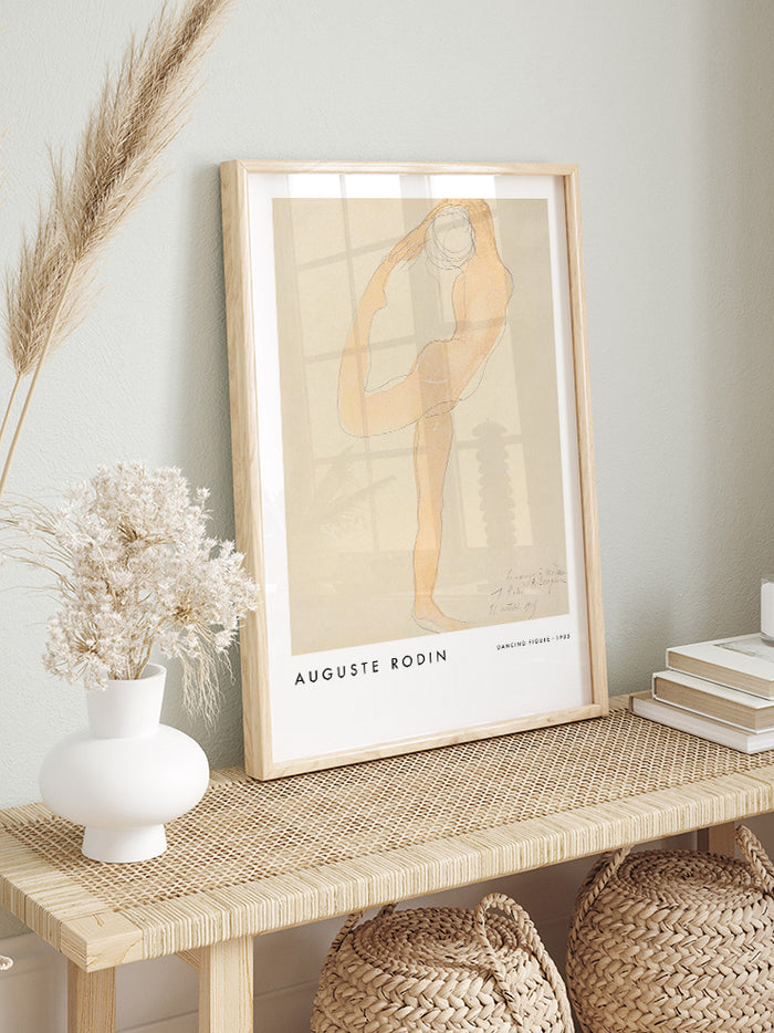 Rodin Dancing Figure - Art Print Poster
