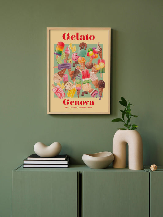Gelato Poster - Giclée Baskı