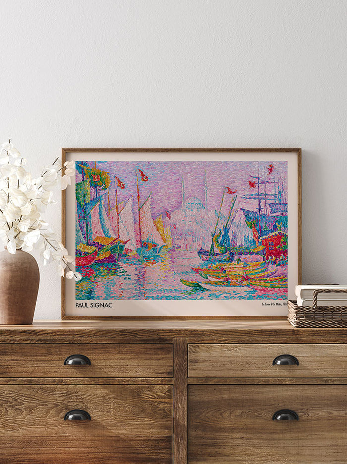 İstanbul Haliç, Paul Signac - Art Print Poster
