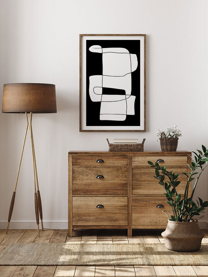 Morphing Form - Art Print Poster