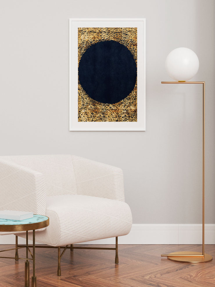 The Moon Shining - Art Print Poster