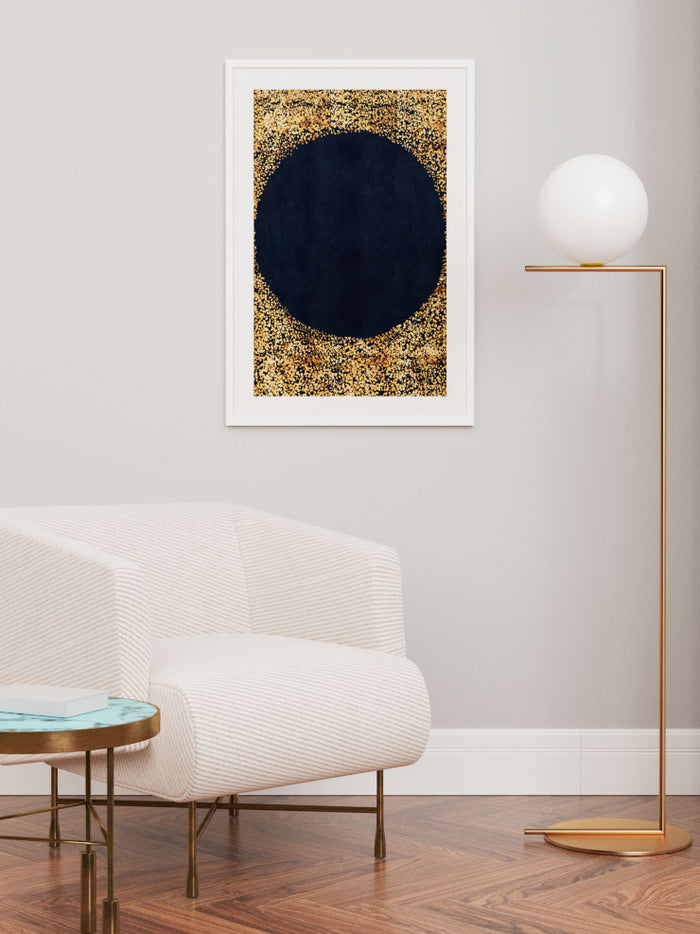 The Moon Shining - Art Print Poster
