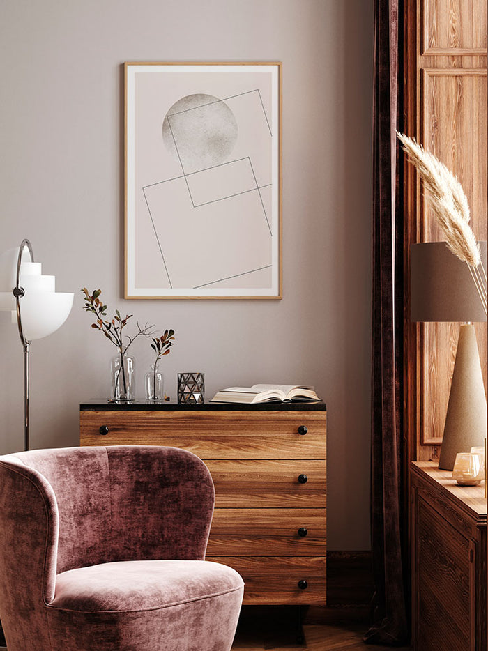 Squares N2 - Art Print Poster