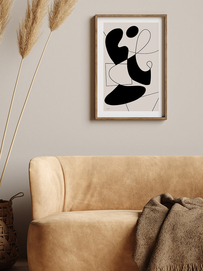 Abstract Fragments - Art Print Poster