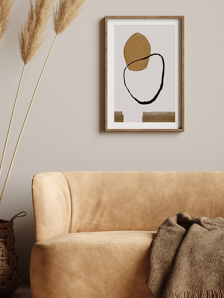 Painted Abstract - Art Print Poster