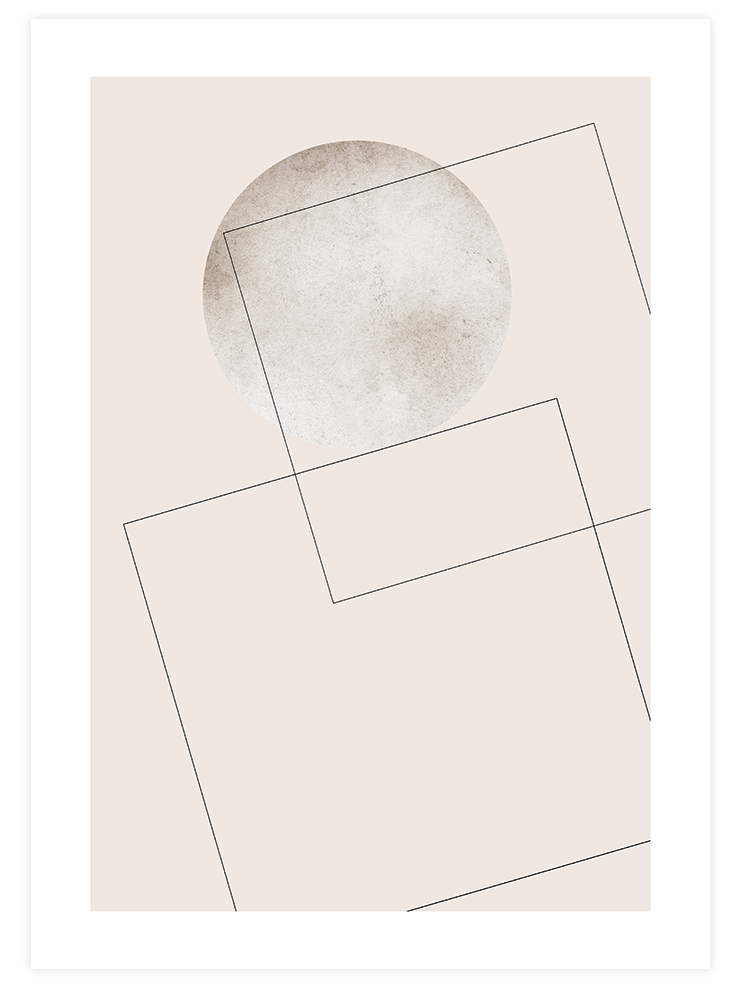 Squares N2 - Art Print Sanatsal Poster