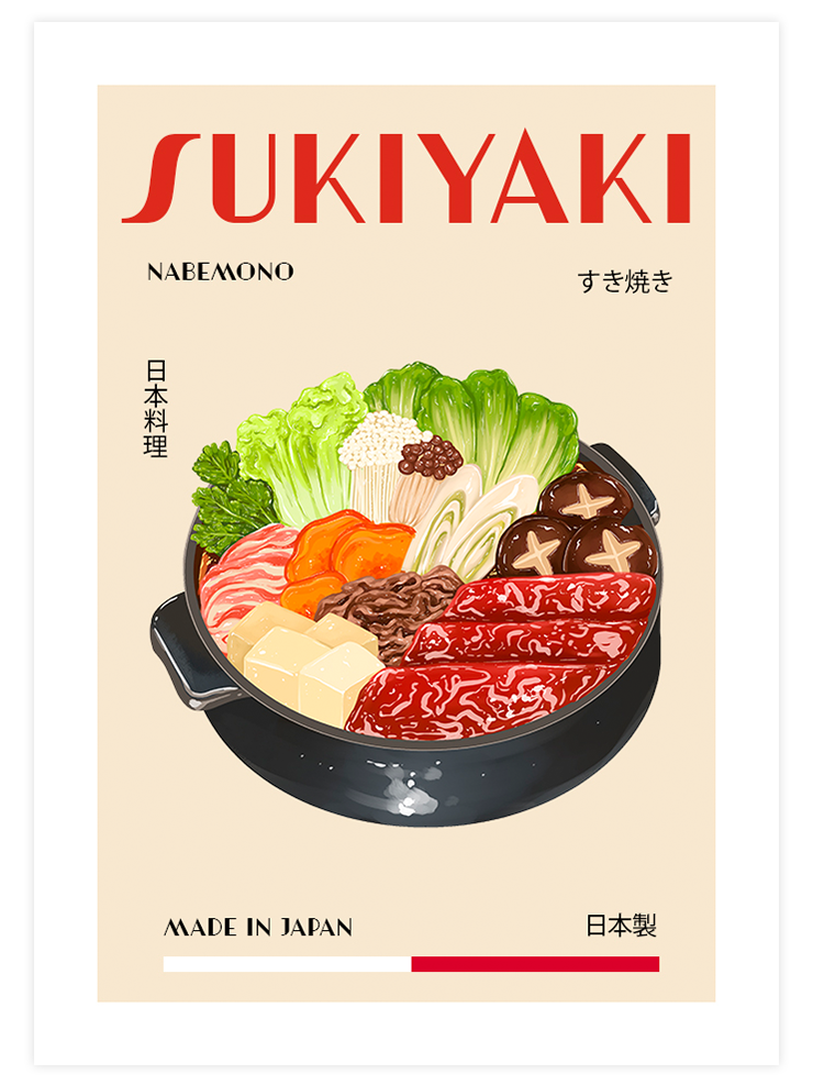 Japon Mutfağı - Poster Seti Trio Poster