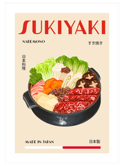 Sukiyaki Poster - Giclée Baskı