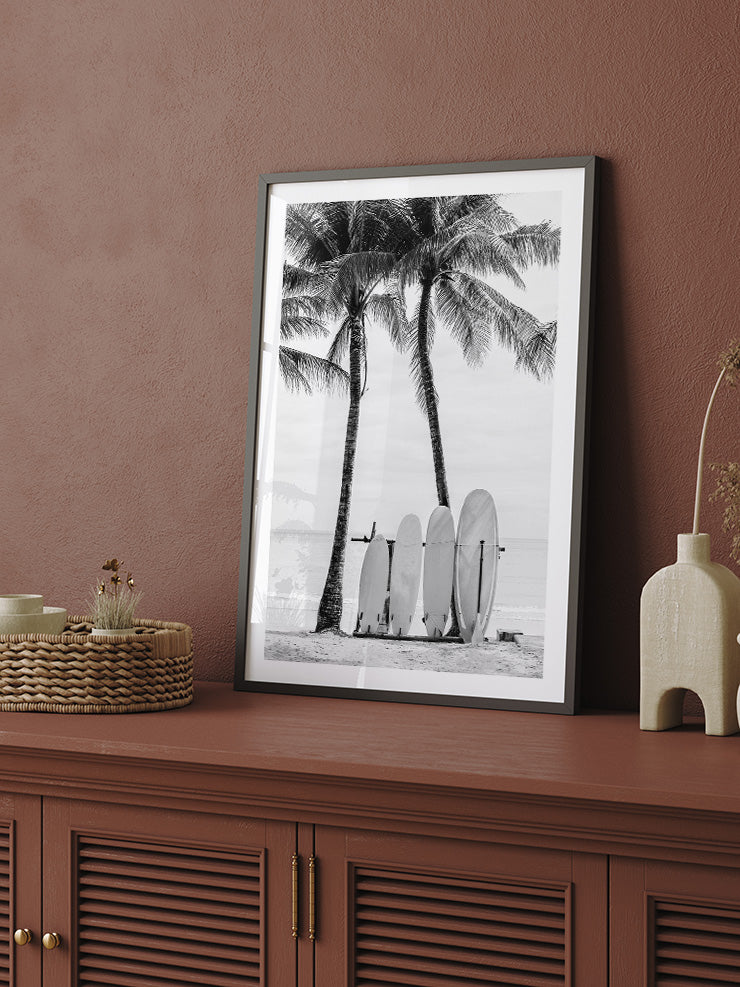 Sörf Tahtaları N2 - Art Print Poster