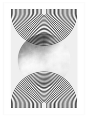 Geometrik N3 Poster - Giclée Baskı