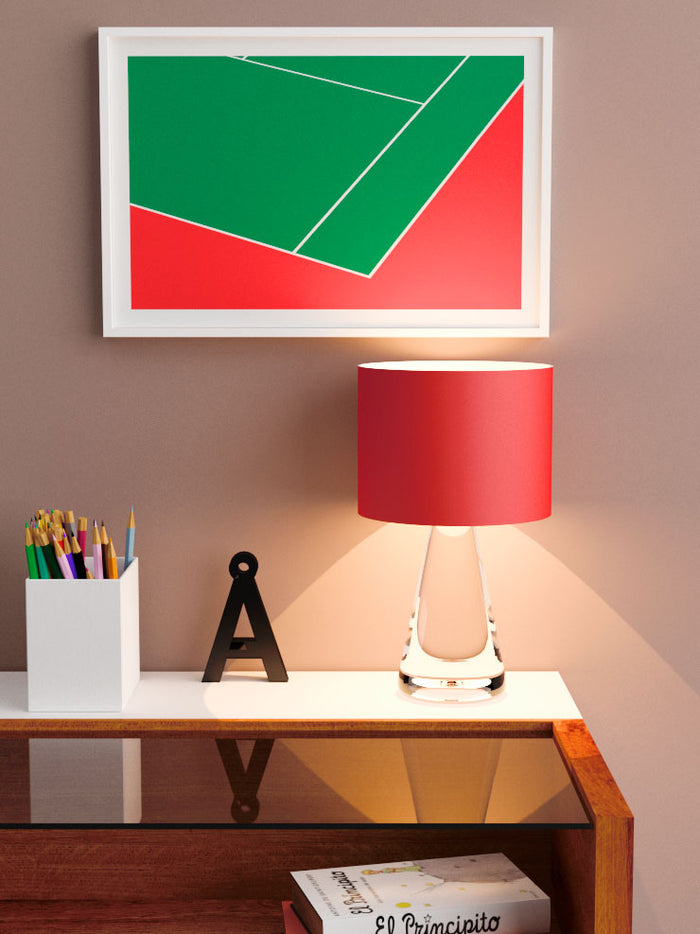 Teni̇s Kortu - Art Print Poster