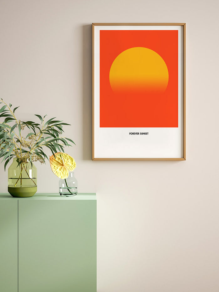 Forever Sunset - Art Print Poster