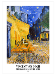 Van Gogh Gece Kahvesi Poster - Giclée Baskı