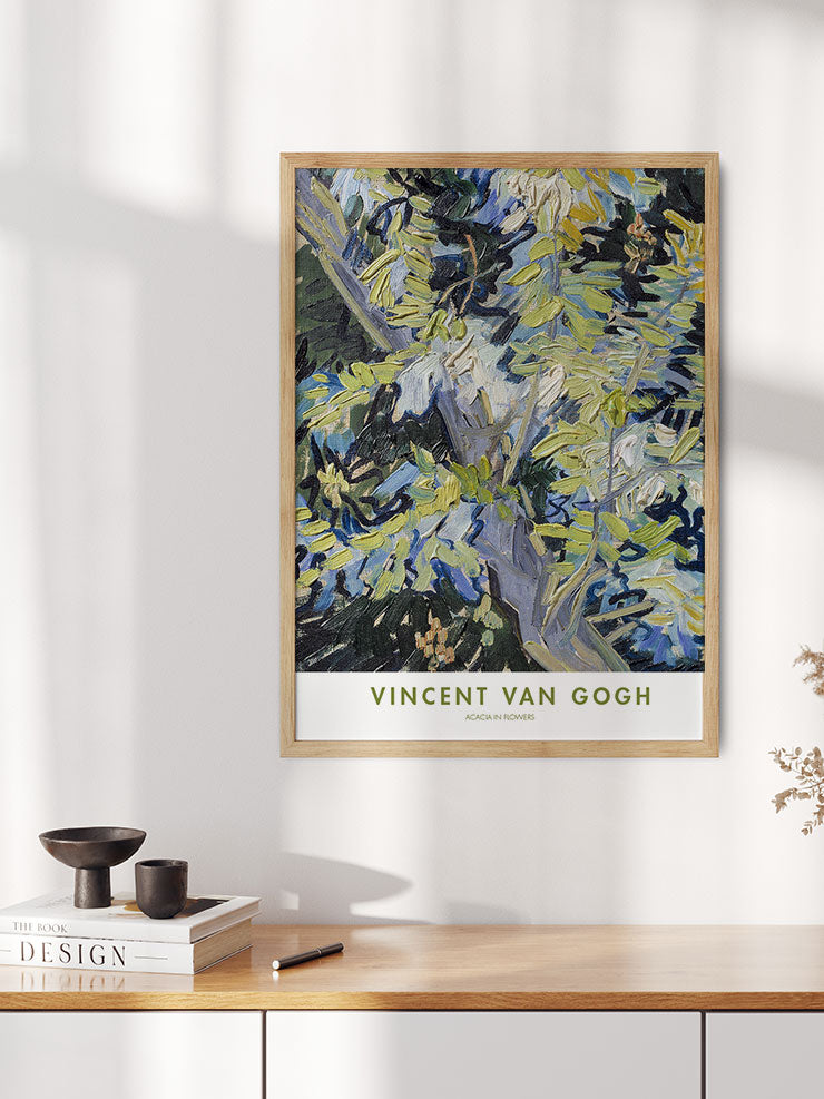 Van Gogh Acacia in Flowers - Art Print Poster