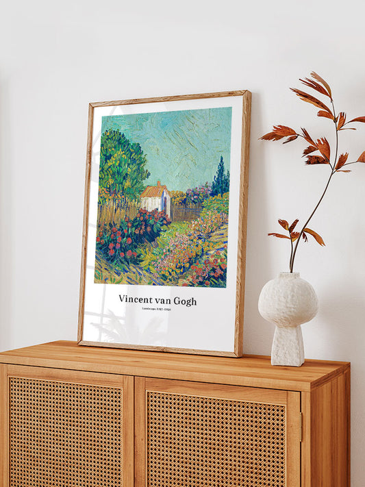 Van Gogh Landscape Poster - Giclée Baskı