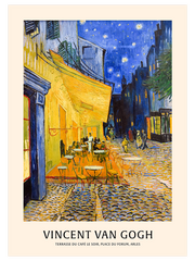 Van Gogh Gece Kahvesi N3 Poster - Giclée Baskı