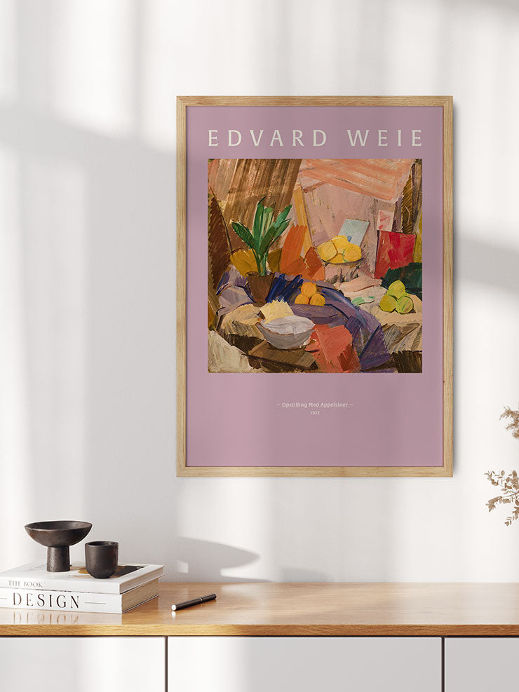 Edvard Weie Still Life With Oranges - Art Print Poster