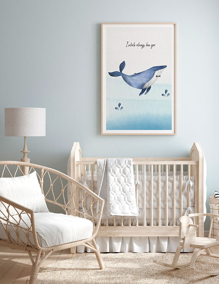 Whale Always Love You - Art Print Poster