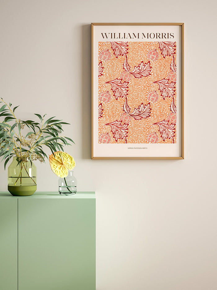 William Morris Apple Pattern - Art Print Poster