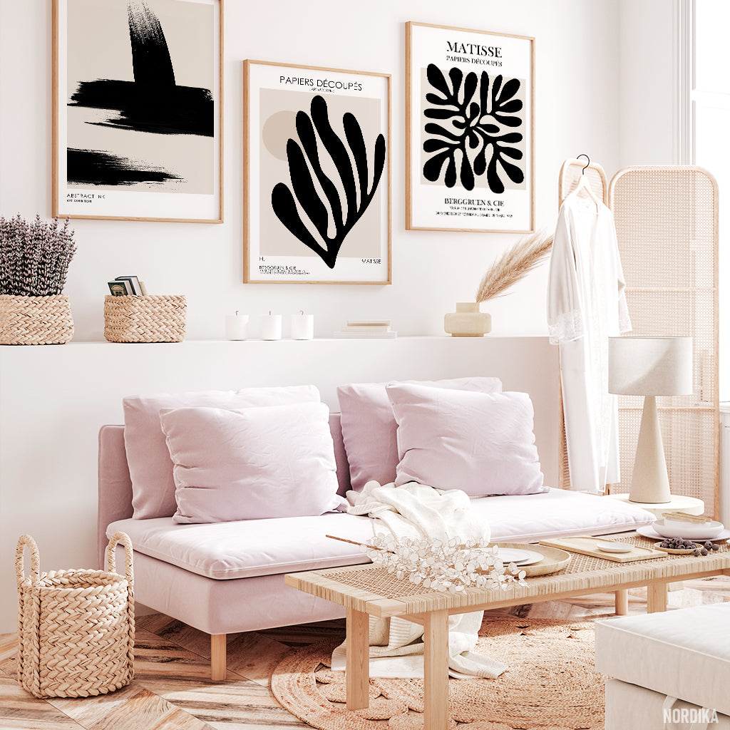 SOYUT TABLOLAR ILE GÜZELLEŞEN EVLER