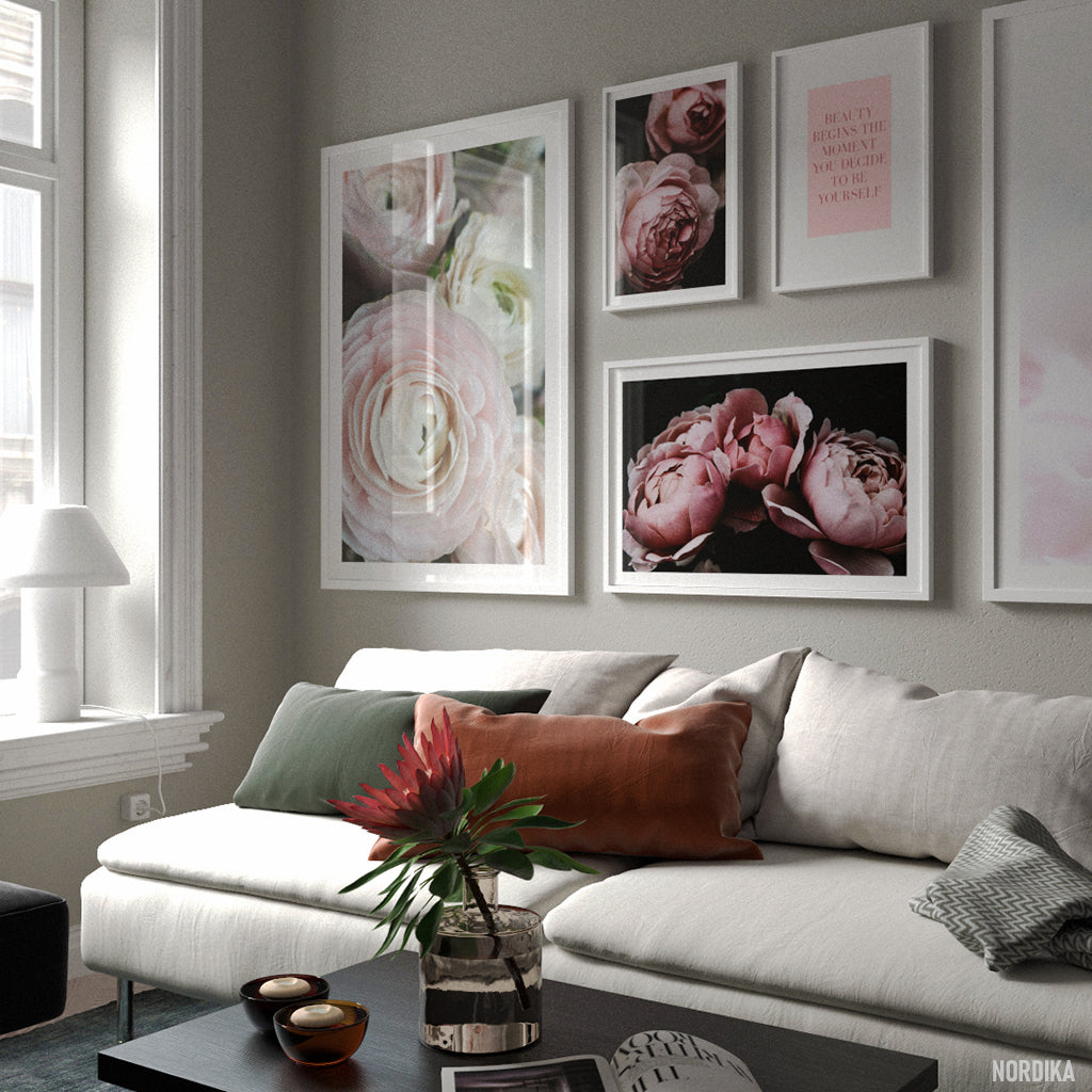 EVİNİZİN DUVARLARINI ÇİÇEK TABLOLARI İLE SÜSLEYİN