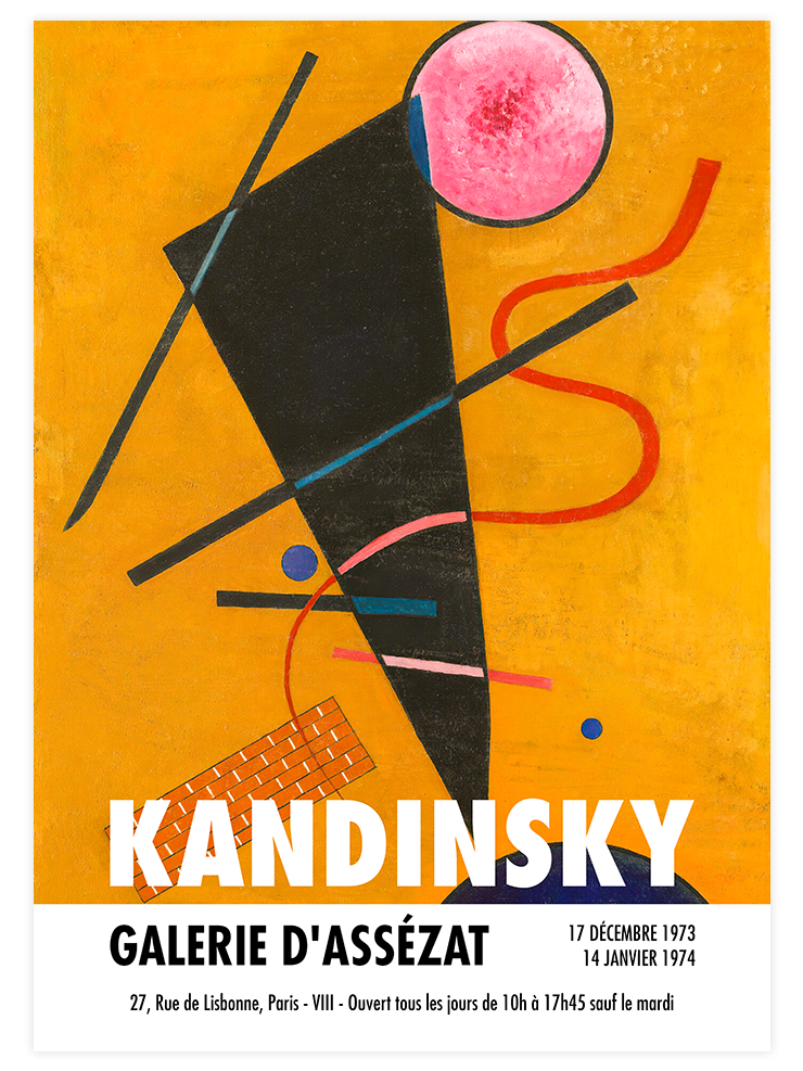 Kandinsky Einige Spitzen - Poster Seti Duo