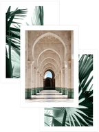 Green & Beige Touch - Poster Seti