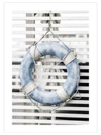 Mavi Deniz Simidi - Art Print